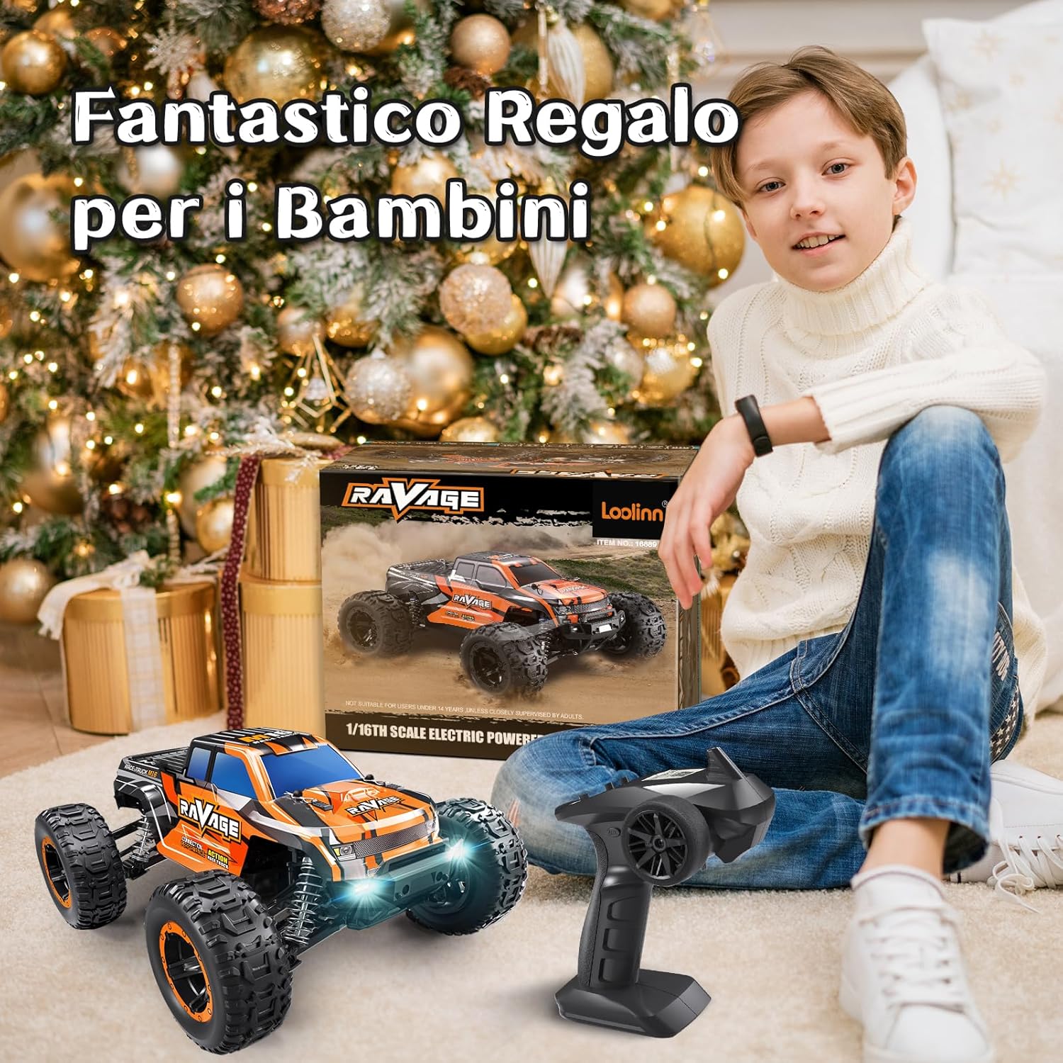 Loolinn Macchina Telecomandata Professionale 1:16 - immagine 2