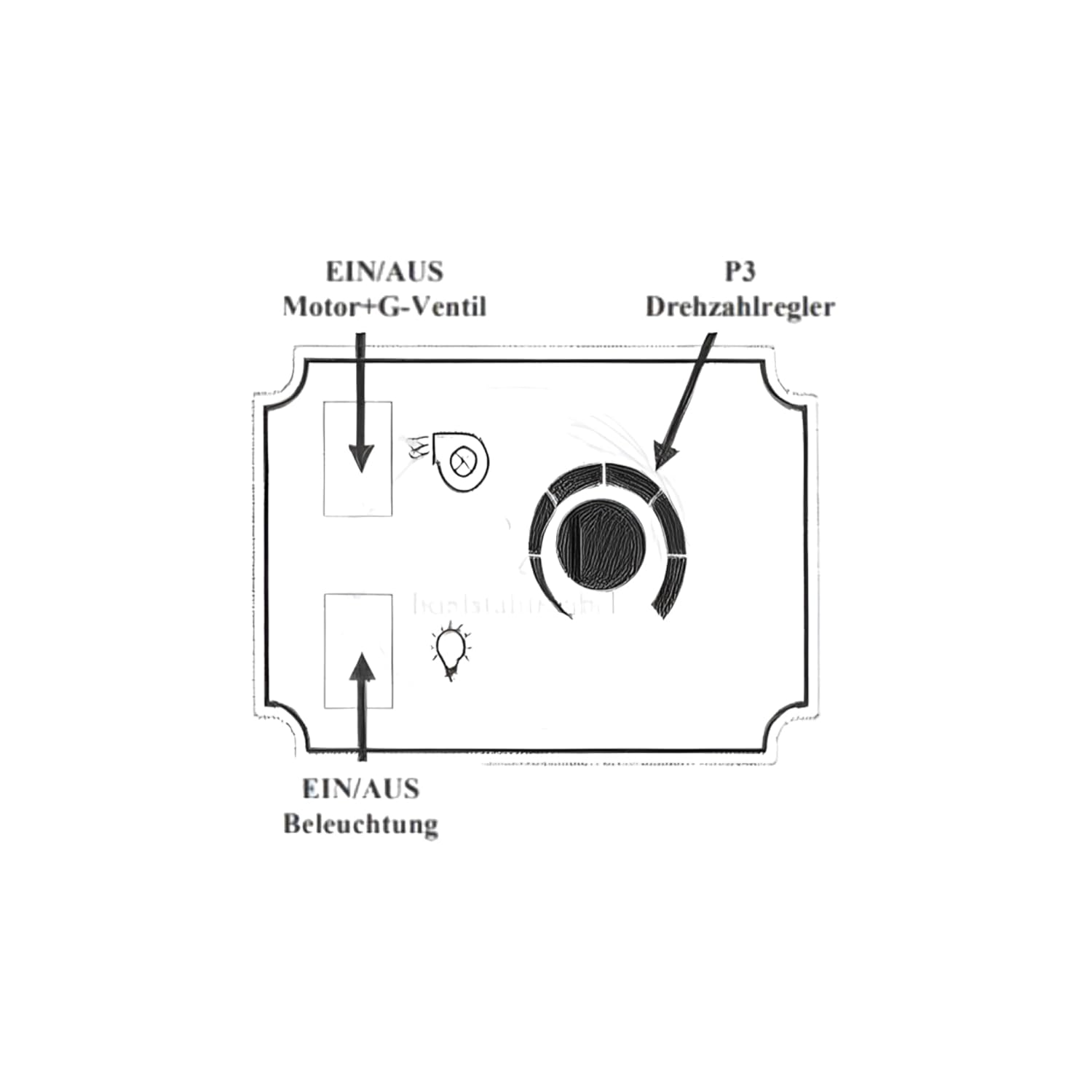 REM 10 Regolatore di Velocità 2200W IP54 - immagine 3