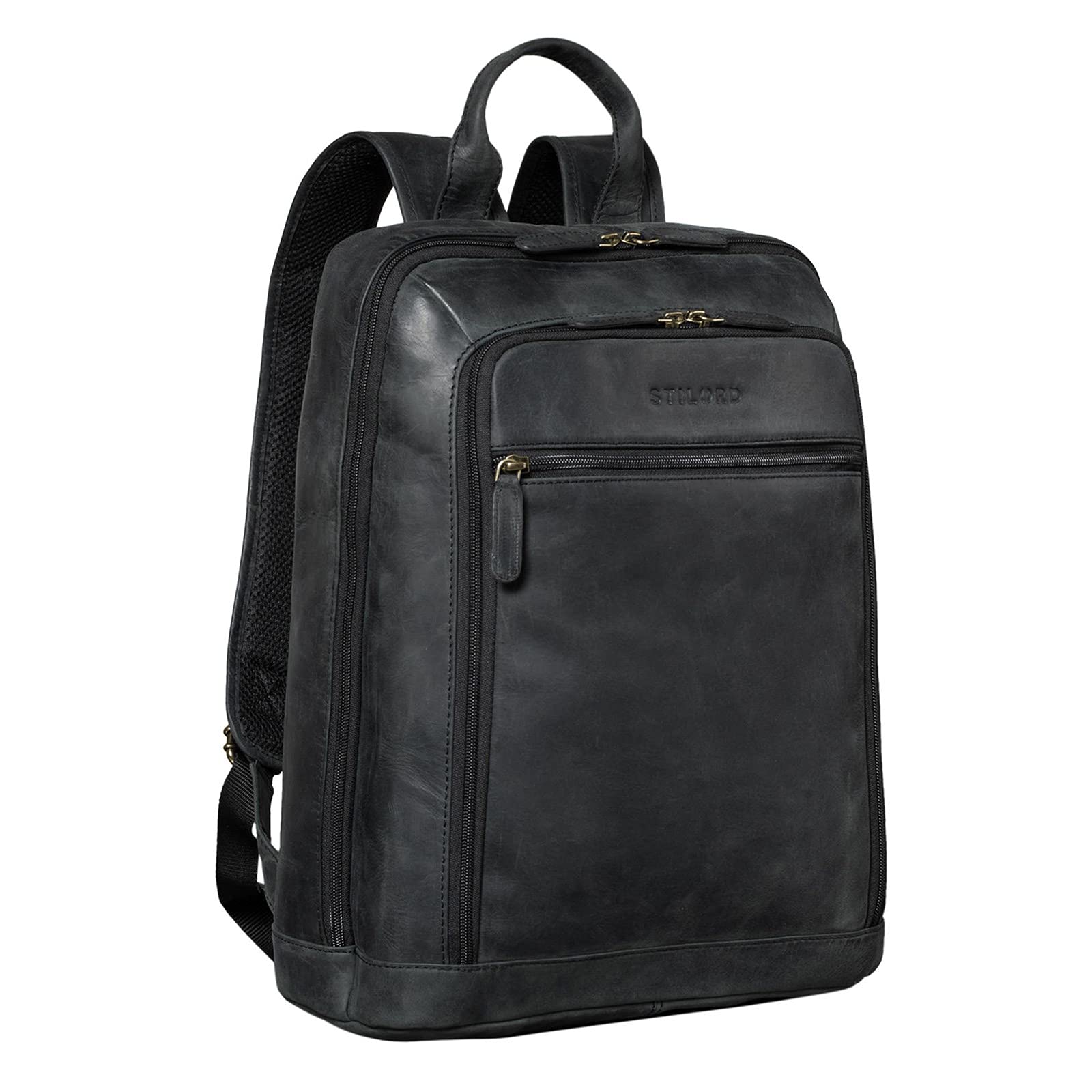 STILORD 'Watson' Zaino Laptop 15,6 Pollici Pelle