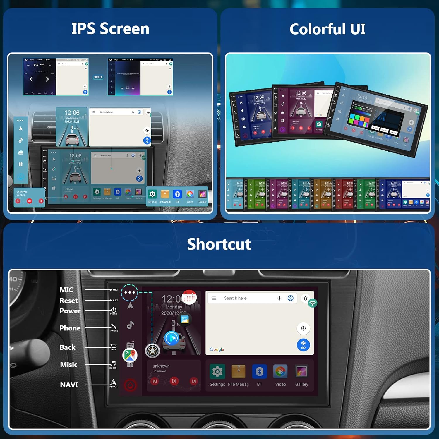 Hodozzy Autoradio Android 4G+64G 8-Core - immagine 6