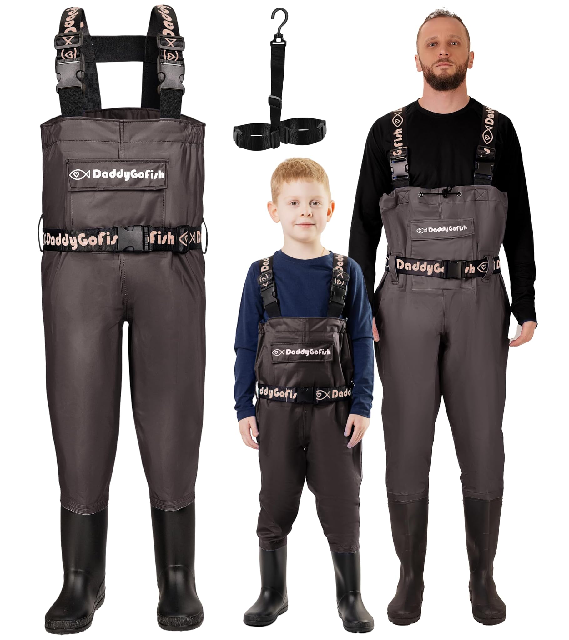 DaddyGoFish Waders per Bambini e Adulti