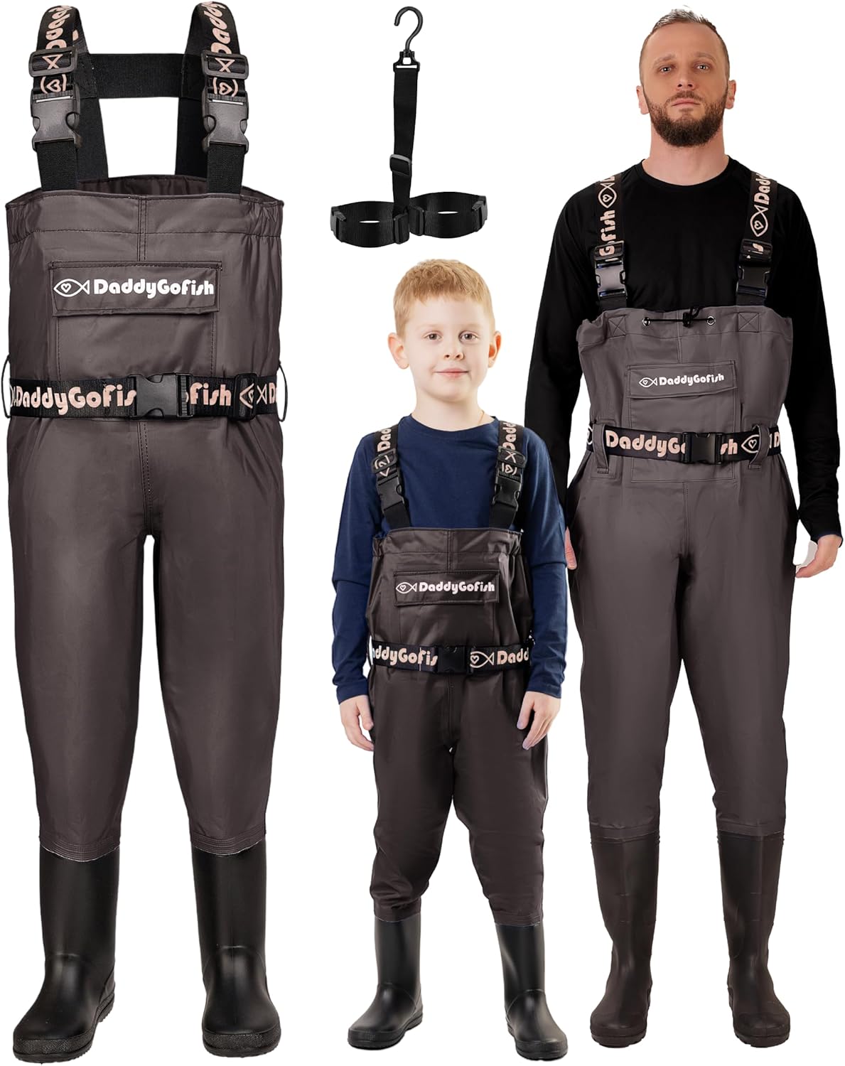 DaddyGoFish Waders per Bambini e Adulti - immagine 1