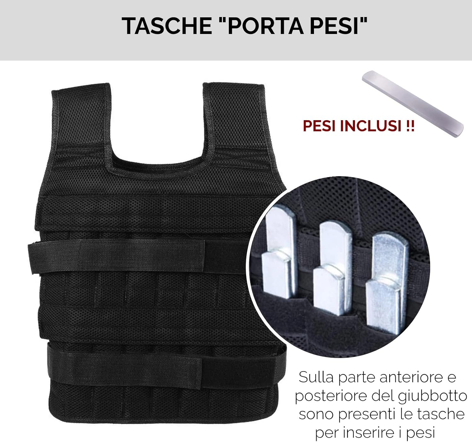 Giubbotto Zavorrato con Peso 10 KG - immagine 2