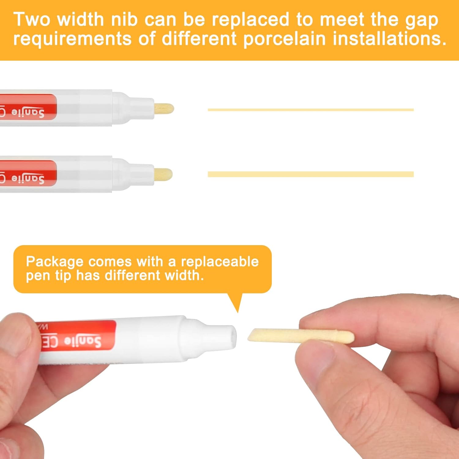 Sheryl&rain 10 Pennarelli per Fughe Piastrelle - immagine 3