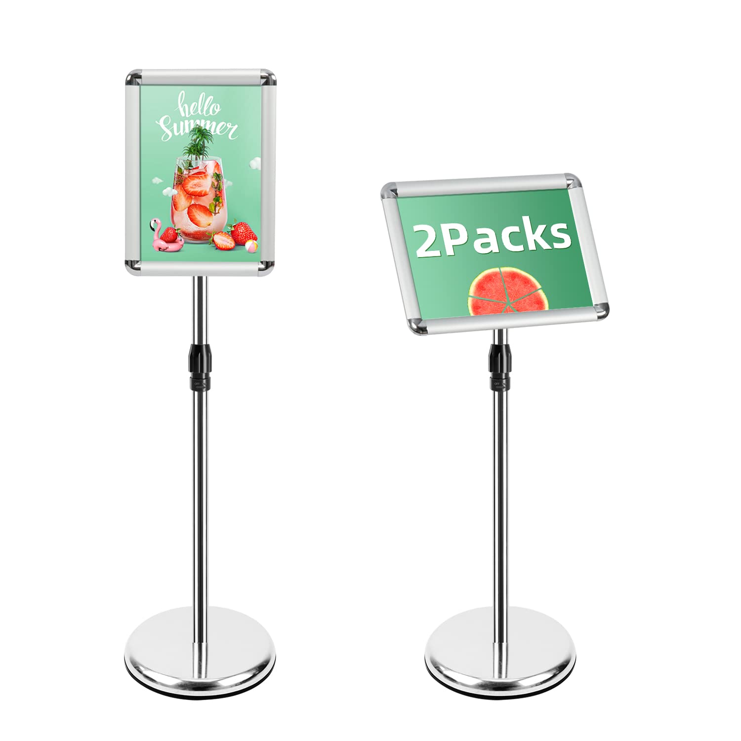 Mutualsign Supporto Espositore Poster A4 Regolabile