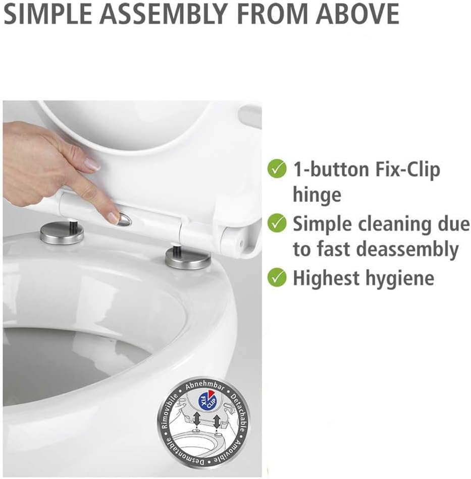 Wenko Sereno Sedile WC con Abbassamento Automatico - immagine 4