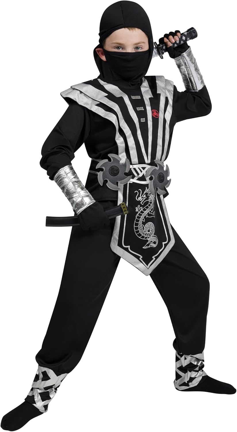 Spooktacular Creations Set Costume Ninja Bambino 9 Pezzi - immagine 6