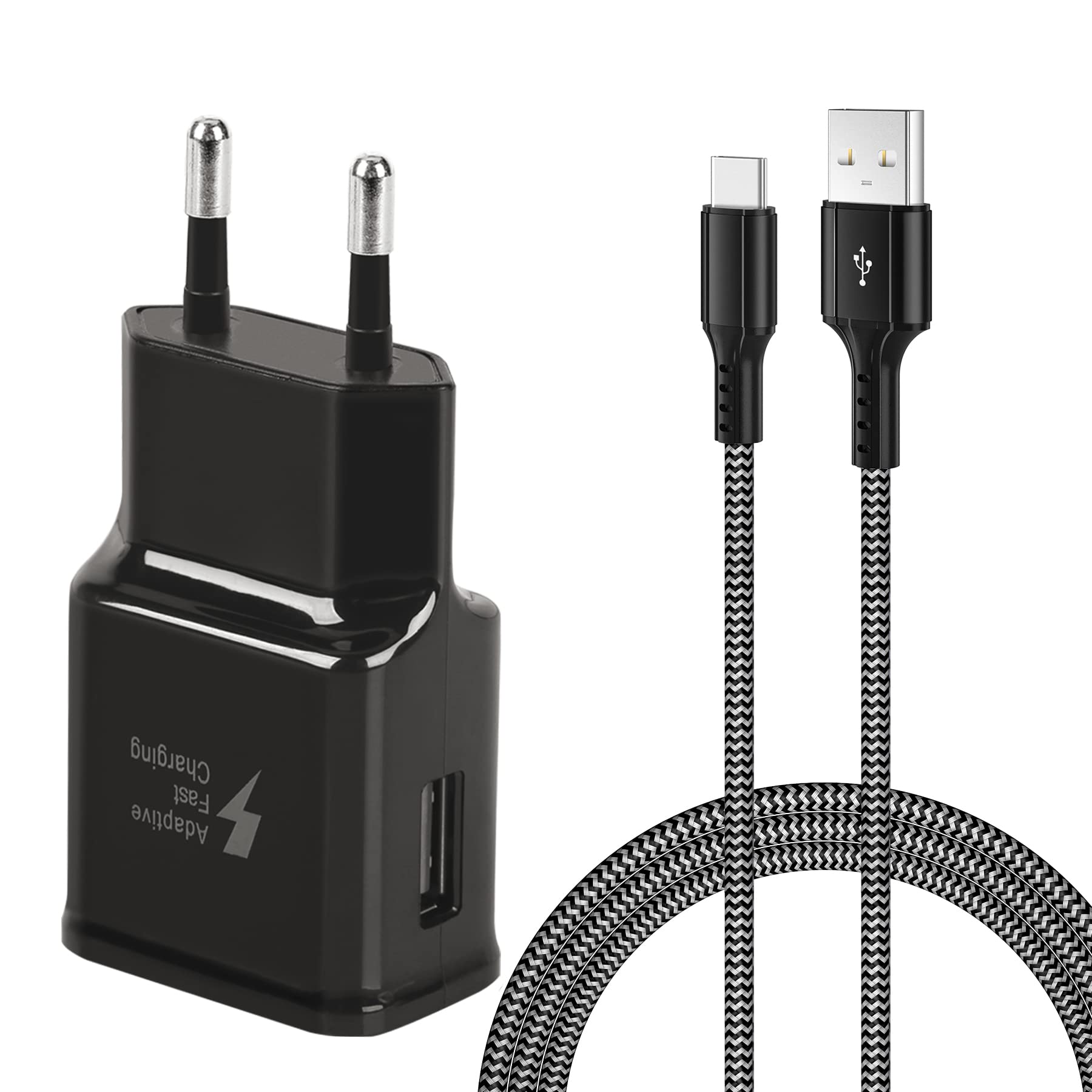 Kaimenglong Caricatore Rapido con Cavo USB-C 2M