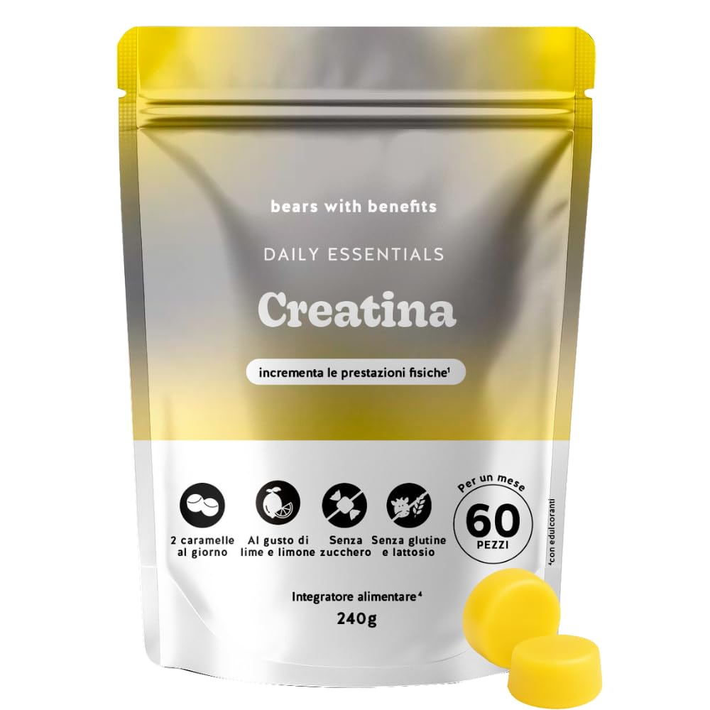 Bears With Benefits Creatina 3000mg Gummies - 60 Pezzi