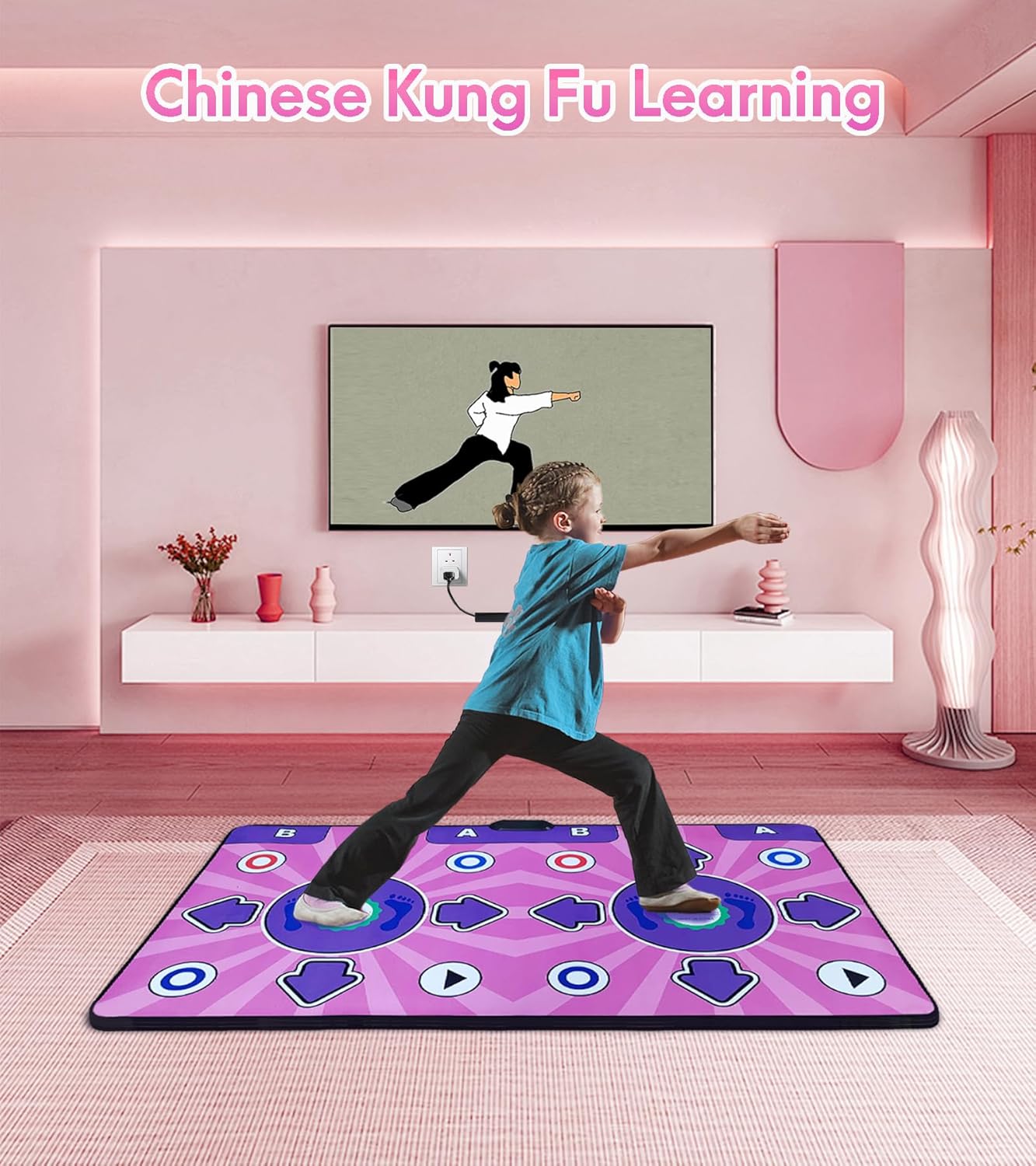 KAXIMON Tappetino da Ballo Doppio HDMI per TV - immagine 3