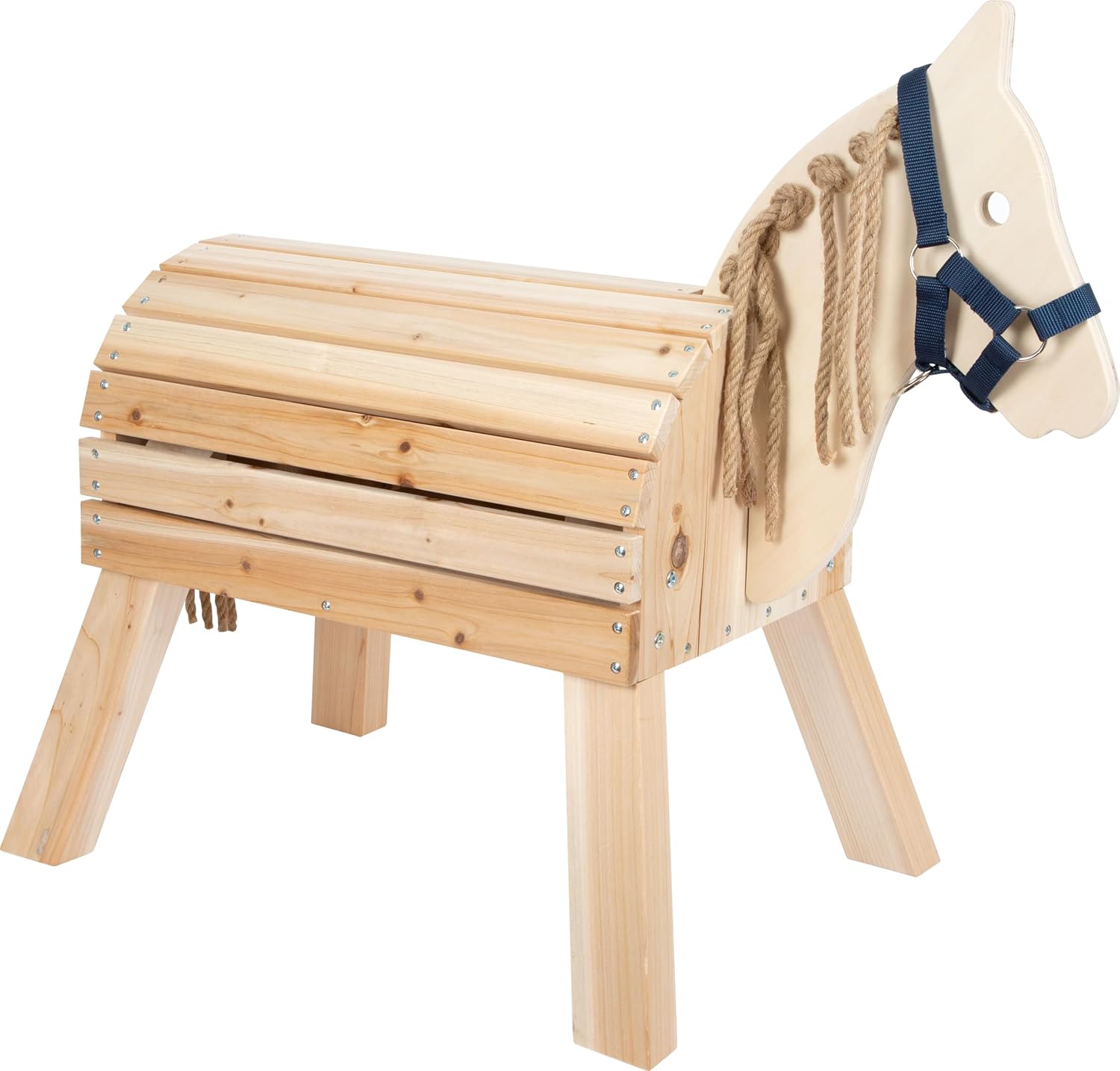 Small Foot Cavallo da Cavalcare in Legno, Multicolore - immagine 3