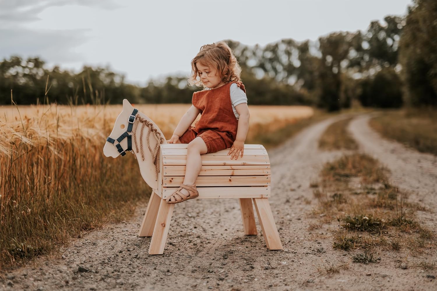 Small Foot Cavallo da Cavalcare in Legno, Multicolore - immagine 9