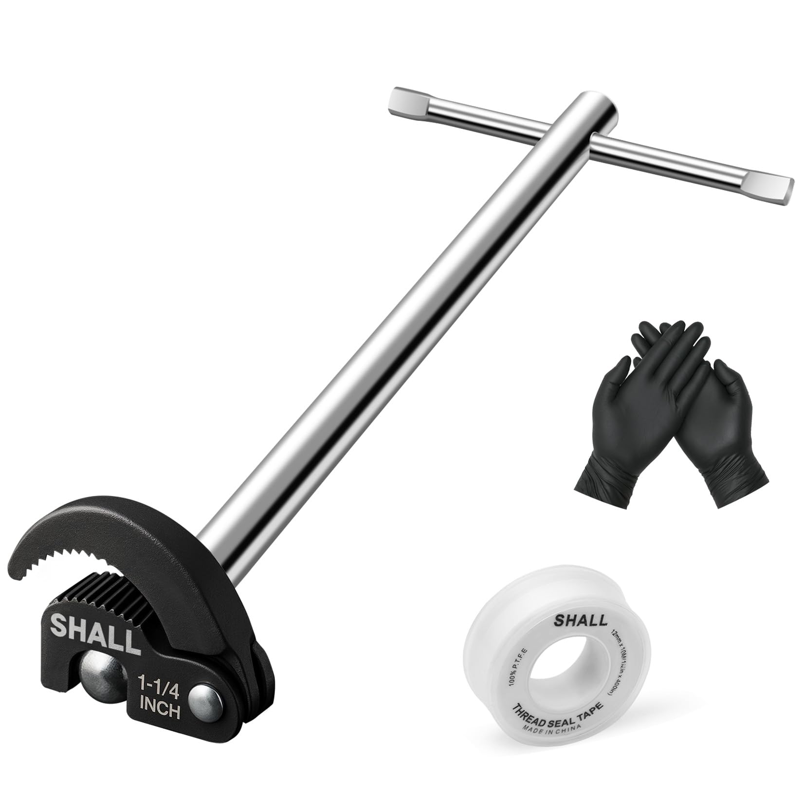 Shall Chiave per Lavabo Regolabile 28,9 cm