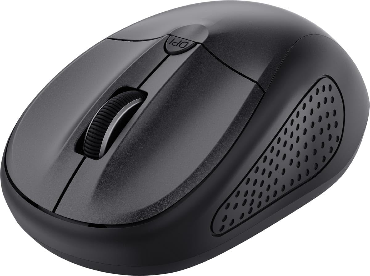 Trust Primo Mouse Bluetooth Wireless 1000-1600 DPI, Nero - immagine 1