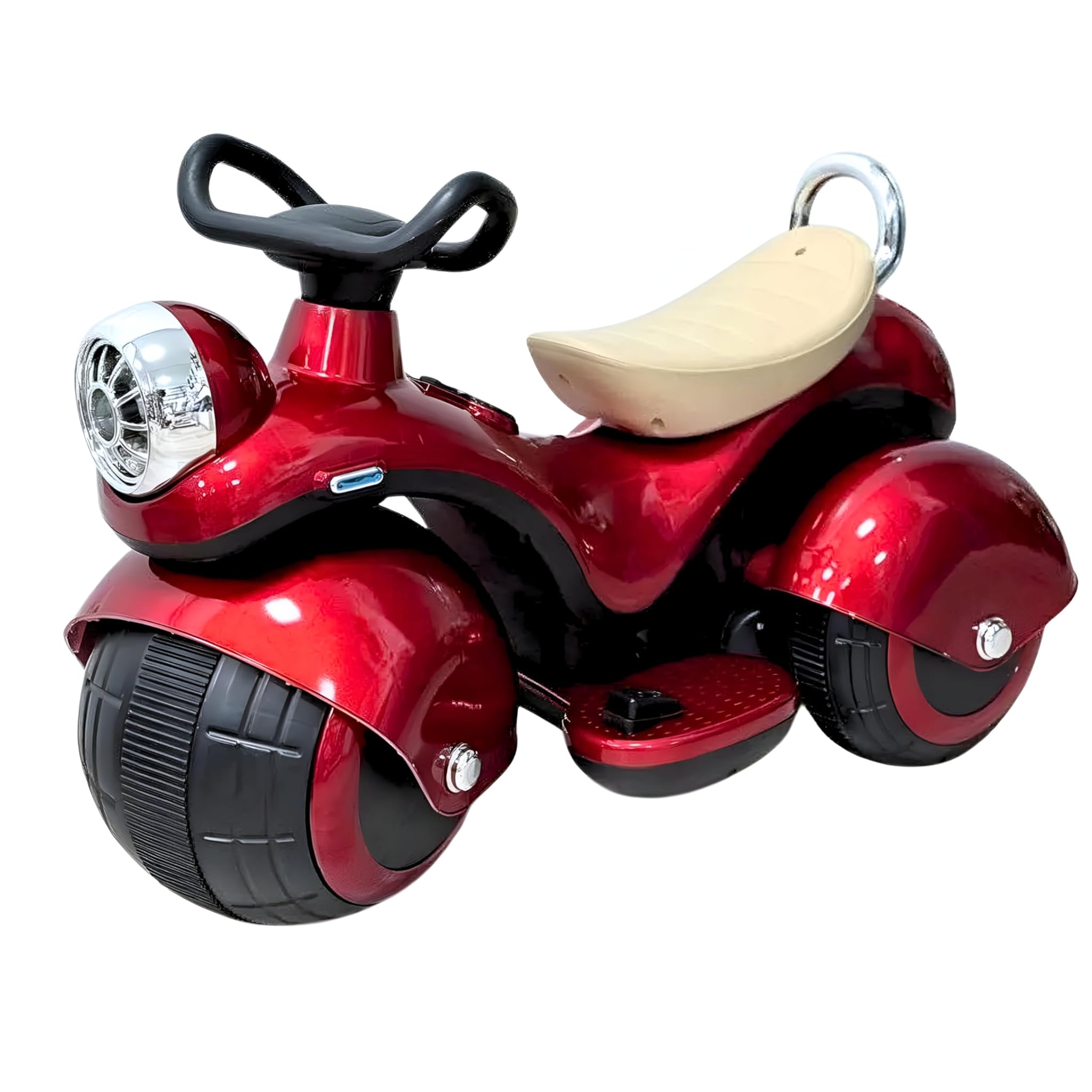 Moto Elettrica per Bambini. Veicolo Elettrico a Batteria con Telecomando e Acceleratore Manuale. Moto per Bambini con Musica e Luci, Batteria Ricaricabile e Caricabatterie Inclusi.