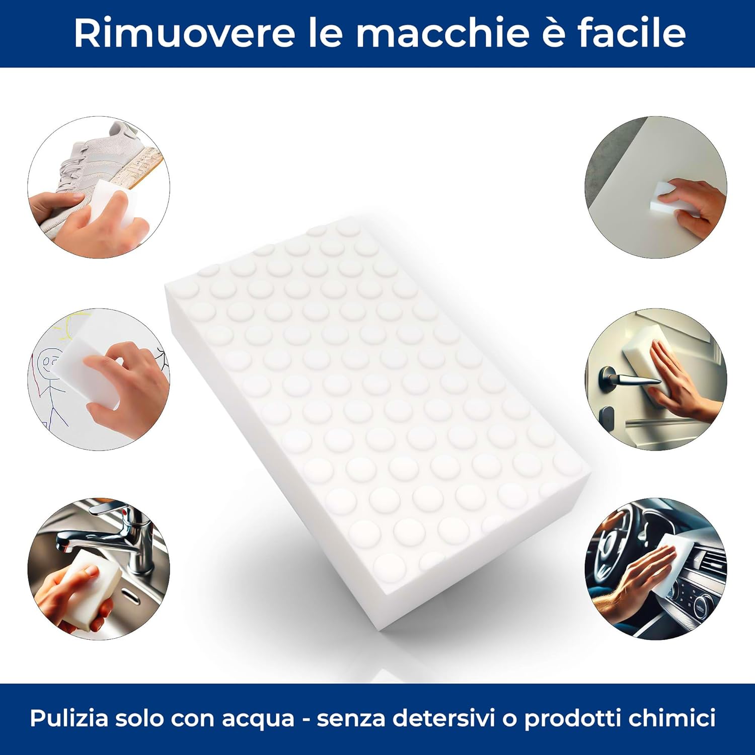 Rietlow® Set 10 Spugne Magiche in Melamina - immagine 2
