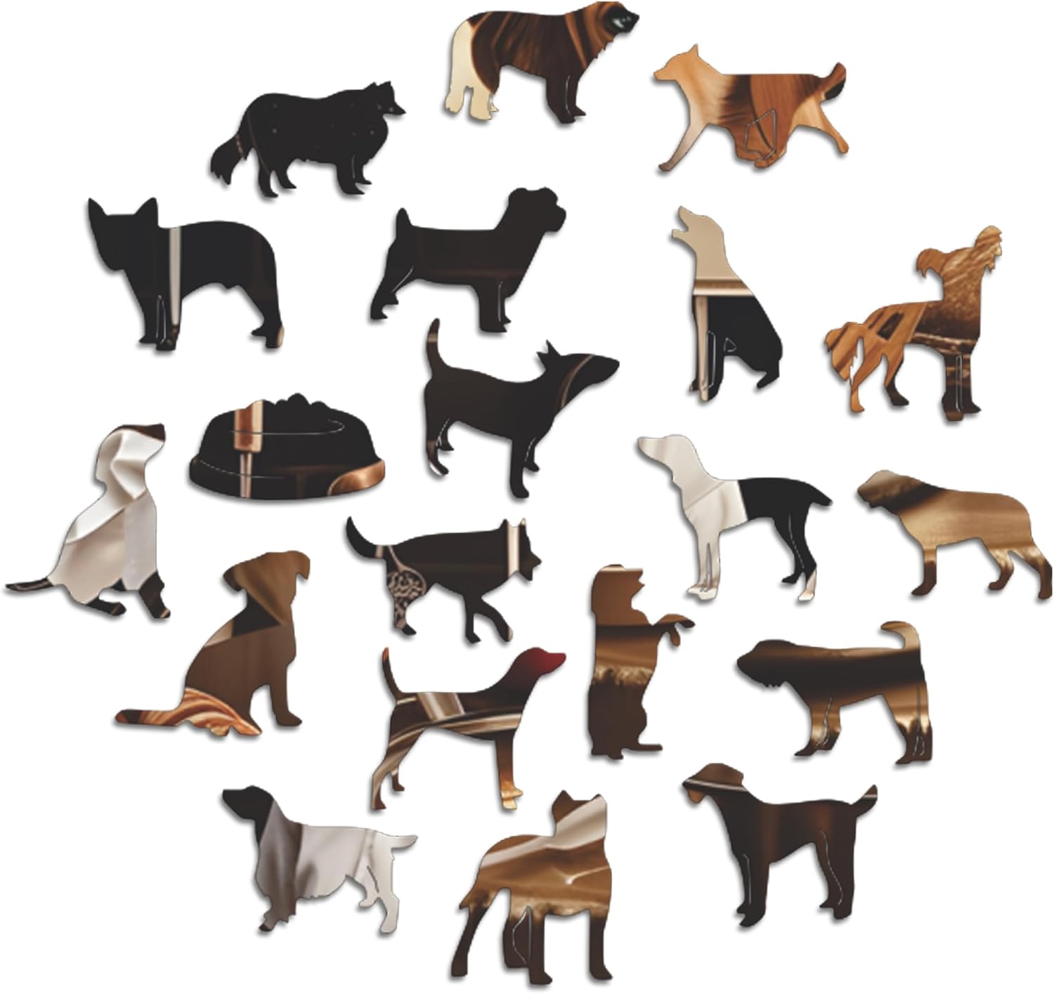 Iconic Puzzles - Cani Chef, Puzzle in Legno 350 Pezzi - immagine 4