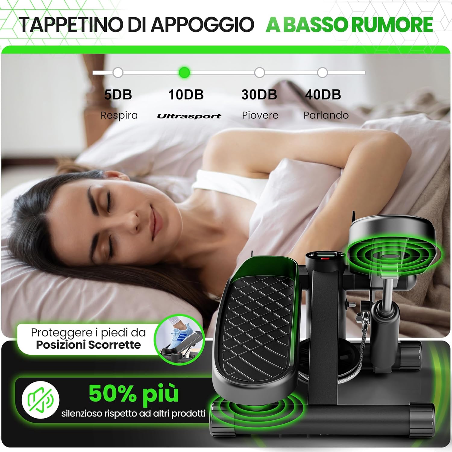 Ultrasport Swing Stepper Su-giù - immagine 2
