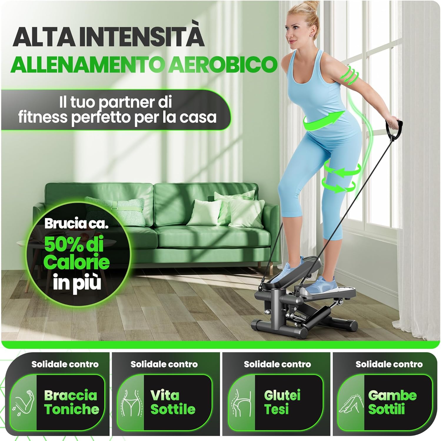Ultrasport Swing Stepper Su-giù - immagine 4