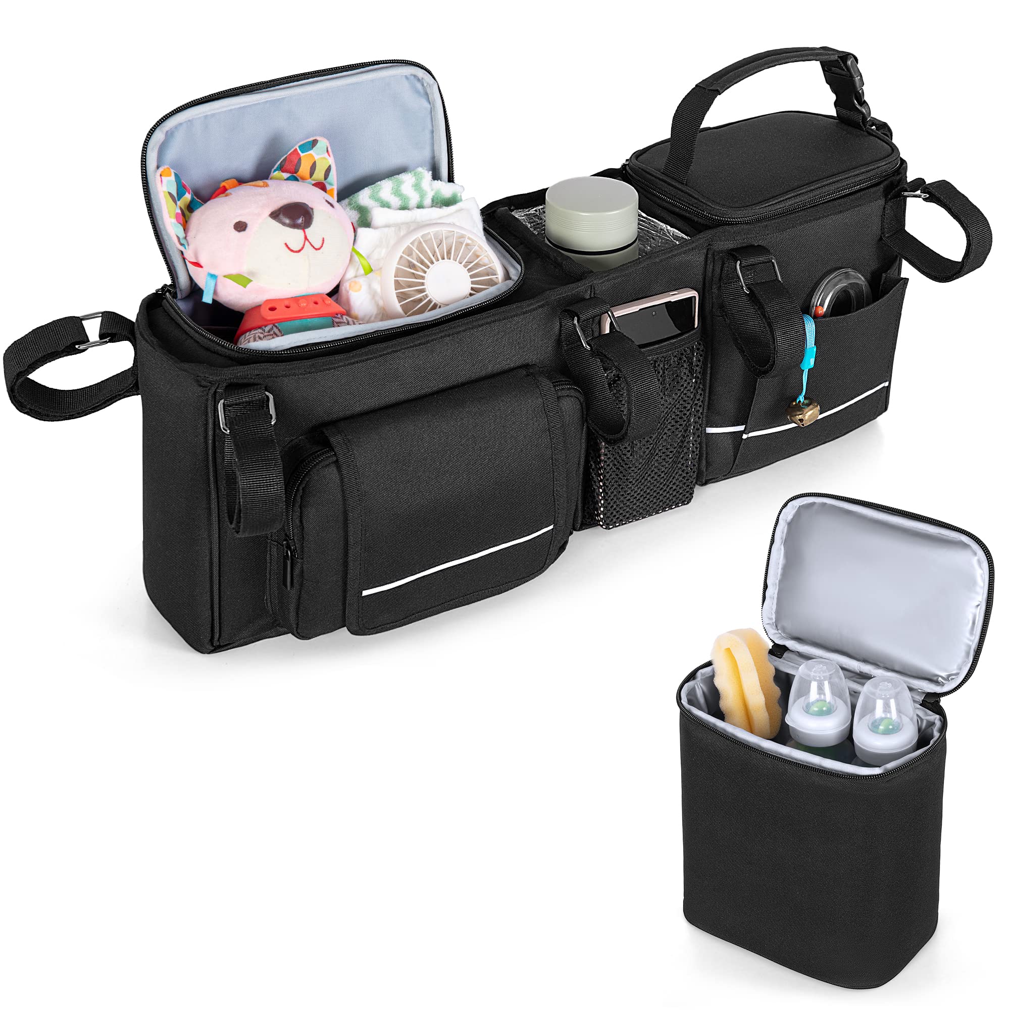 HODRANT Organizer per Passeggino Doppio Sospeso
