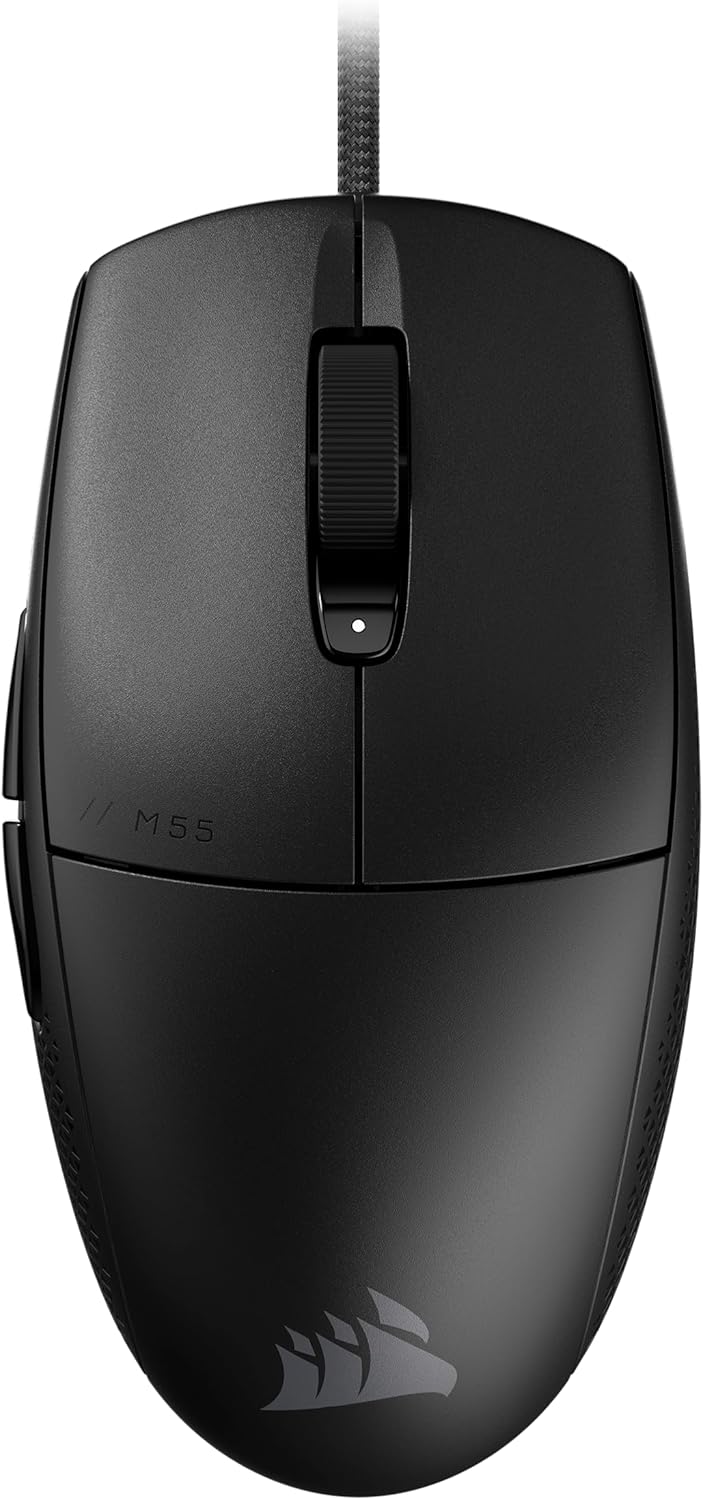 Corsair M55 Mouse da Gioco FPS Cablato 16.000 DPI, Nero - immagine 1