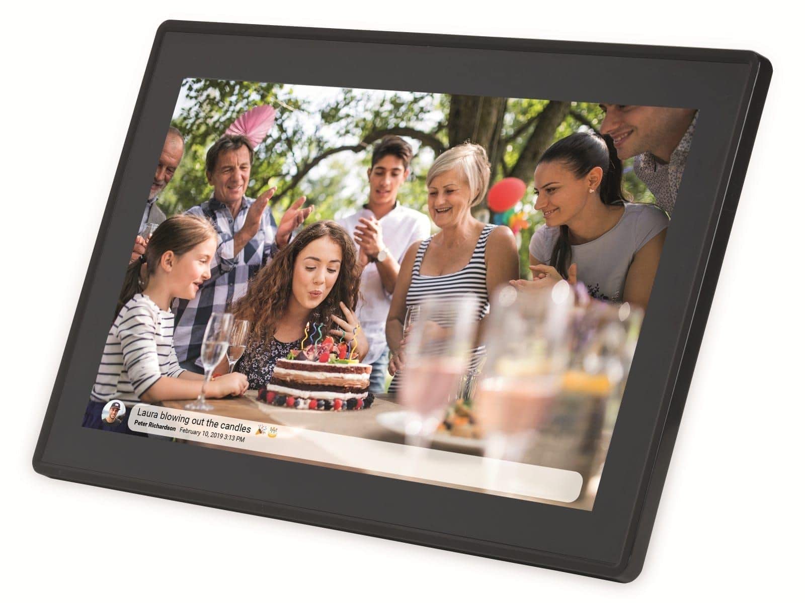 Denver PFF-1514BMK2 - Cornice Digitale Wi-Fi 15,6''