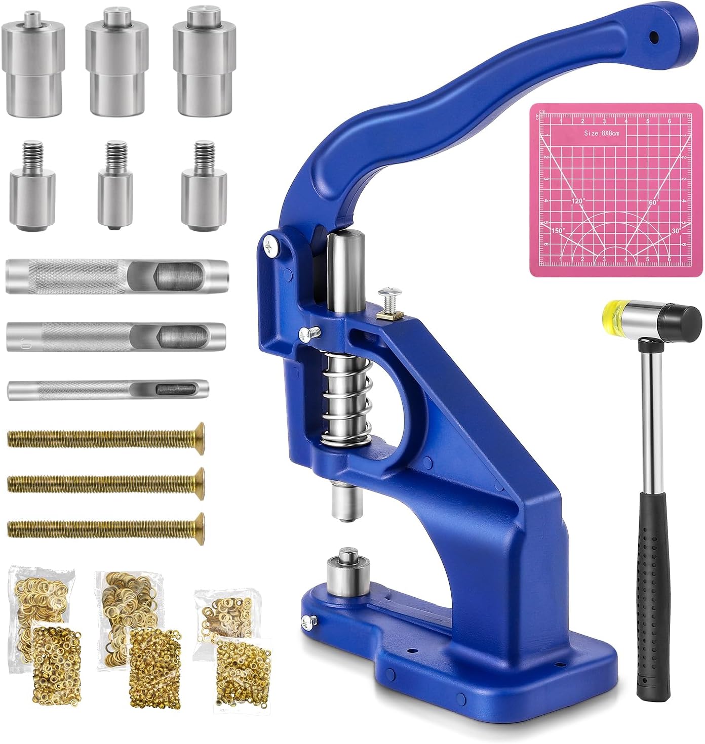 Bonviosin Macchina per Occhielli a Pressione Manuale - immagine 1