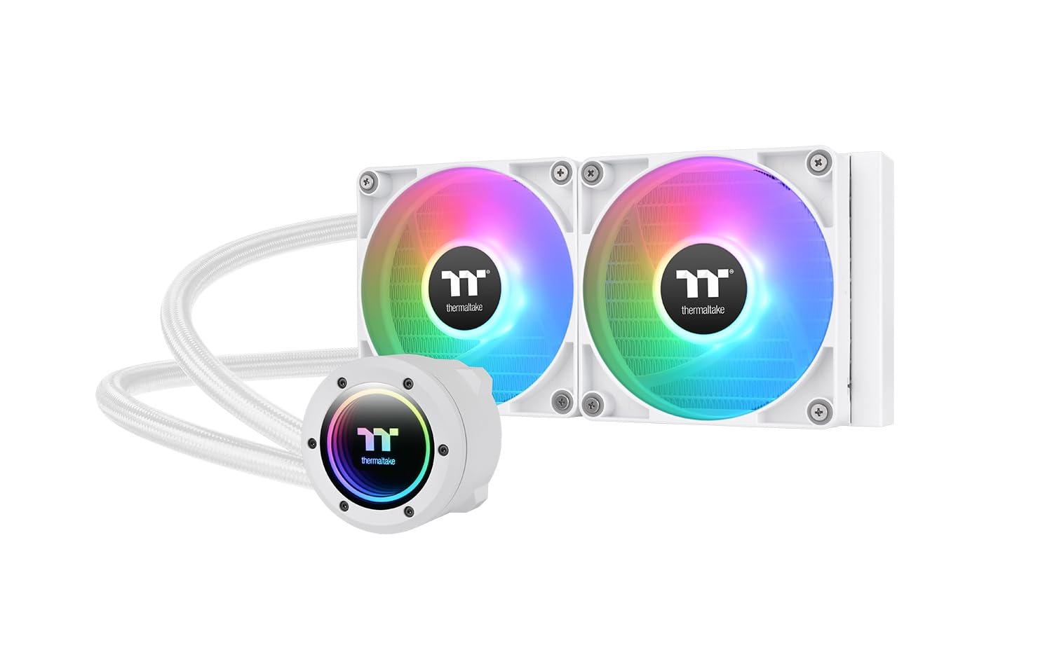 Thermaltake TH240 V2 ARGB Sync CPU Liquid Cooler Snow Edition