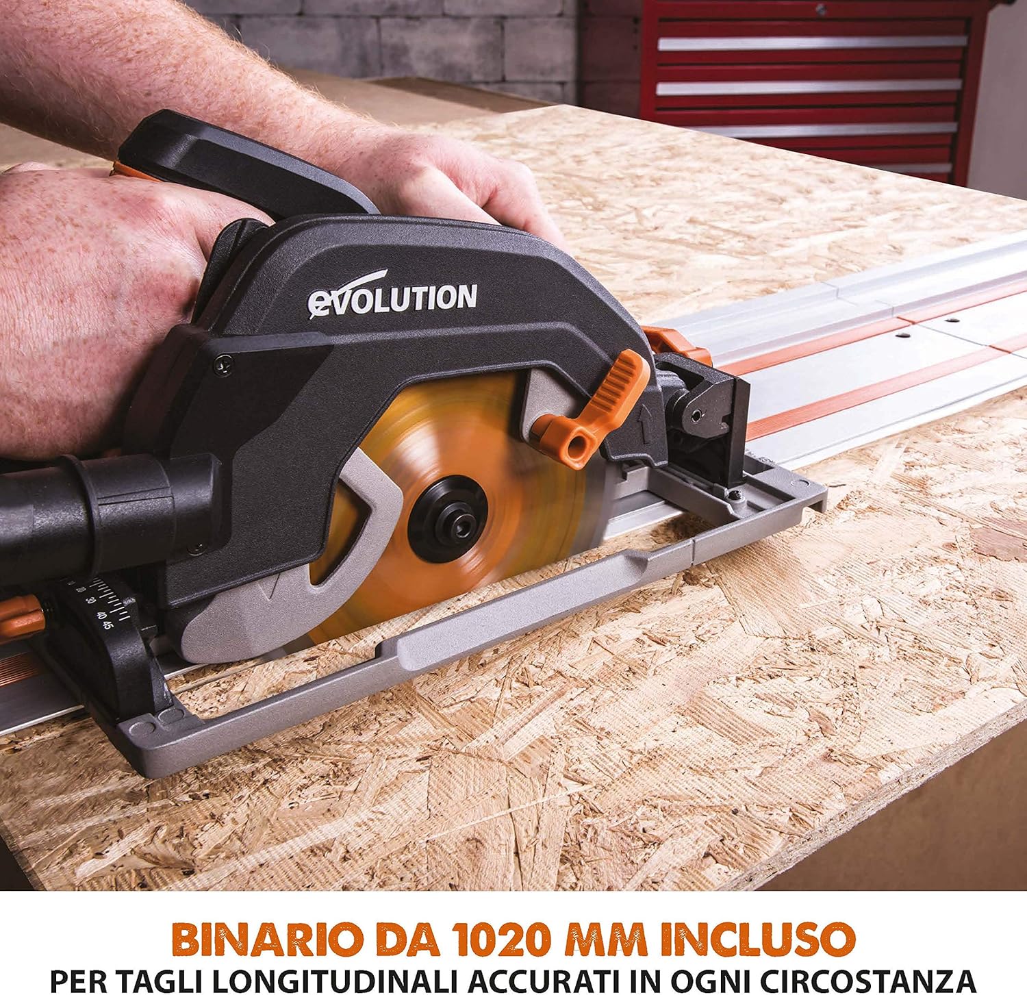 Evolution Power Tools R185CCSX - Sega Circolare Multi-Materiale 185mm - immagine 4