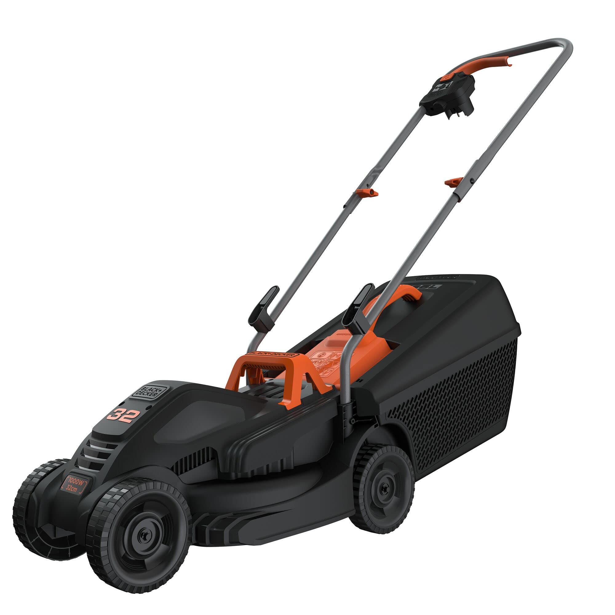 Black+decker RASAERBA 1000W 32cm, Cesto 30L