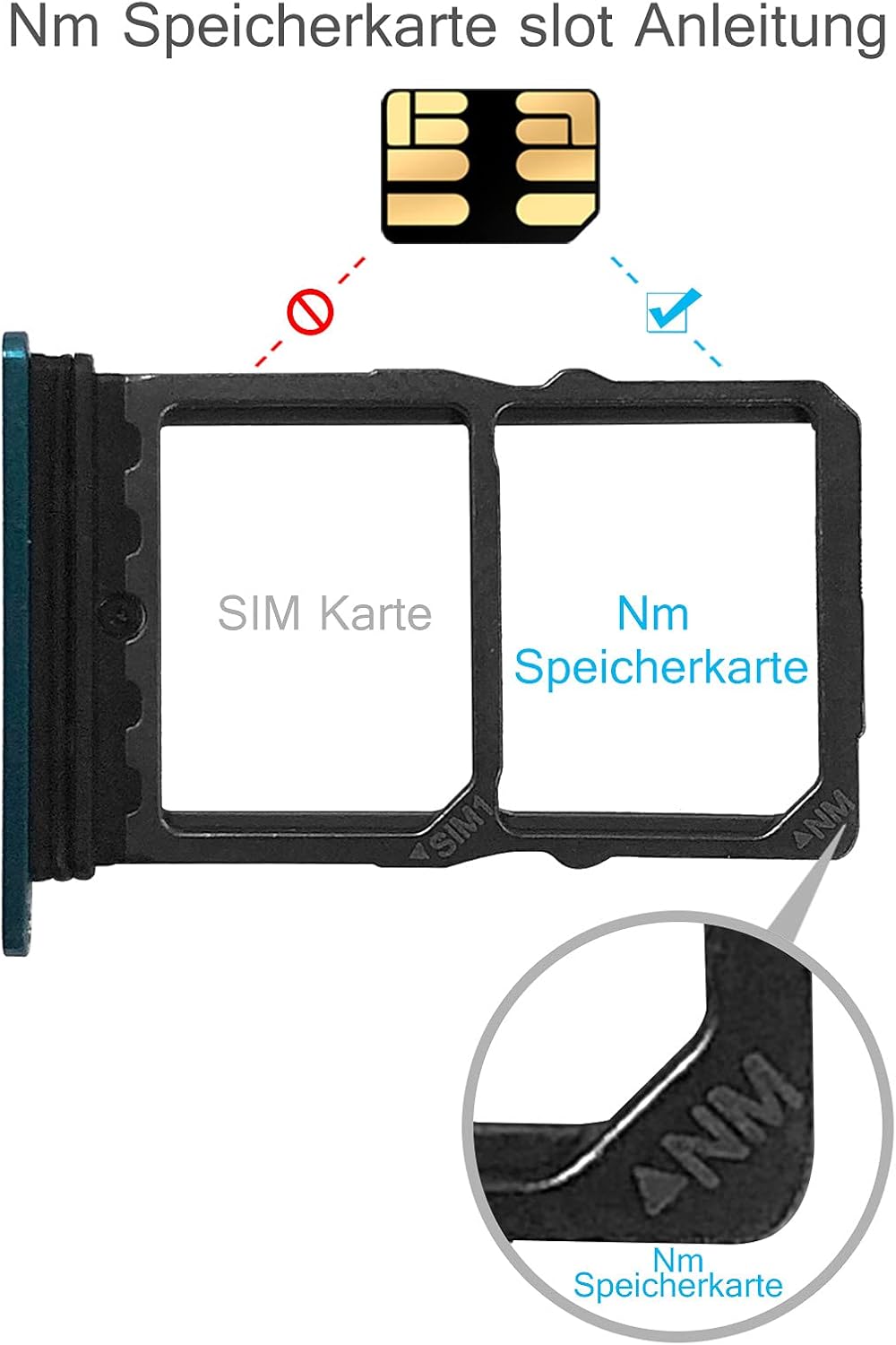 Scheda NM 128GB 90MB/S per Huawei P/Mate Series - immagine 6