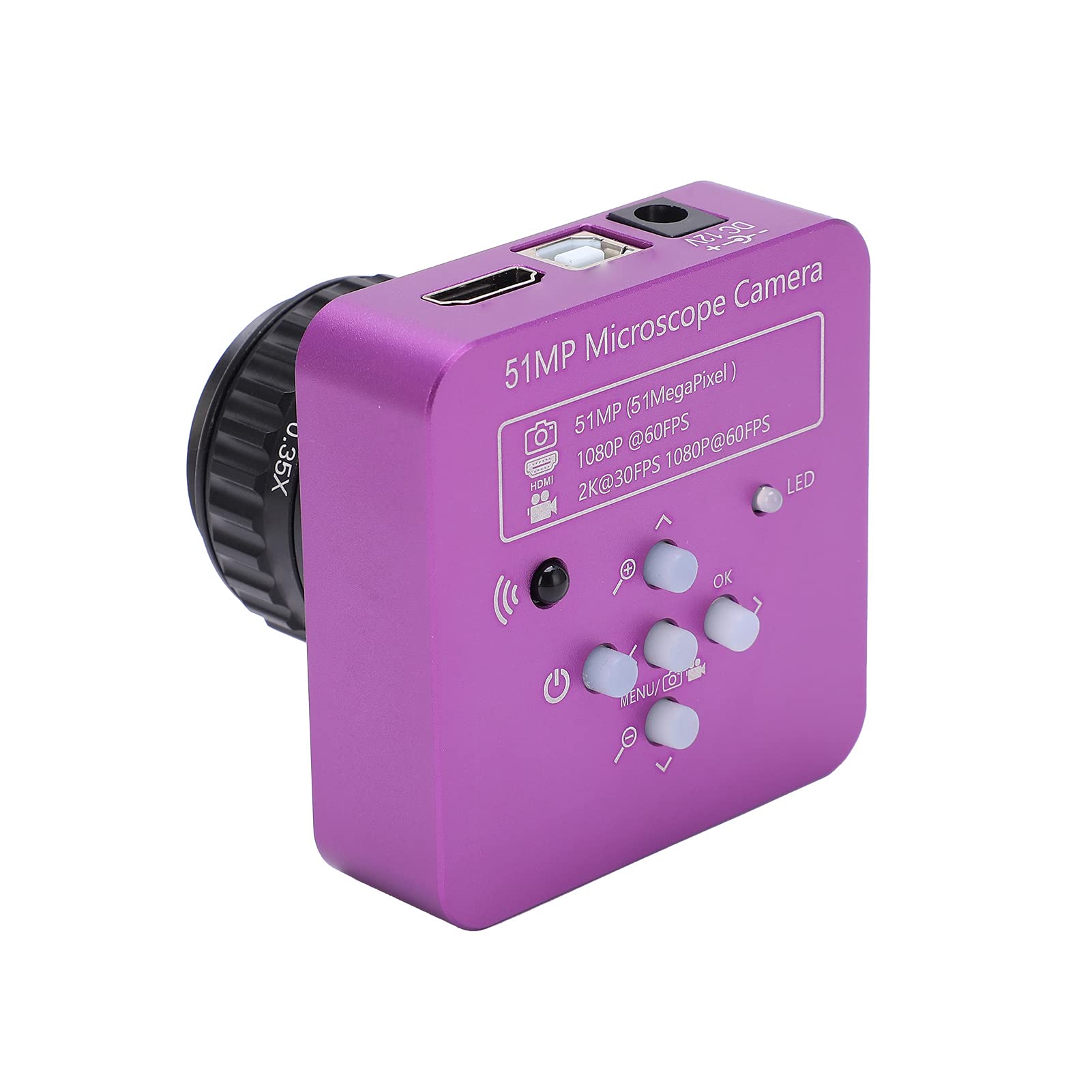 Eujgoov Fotocamera per Microscopio 51 MP C-Mount