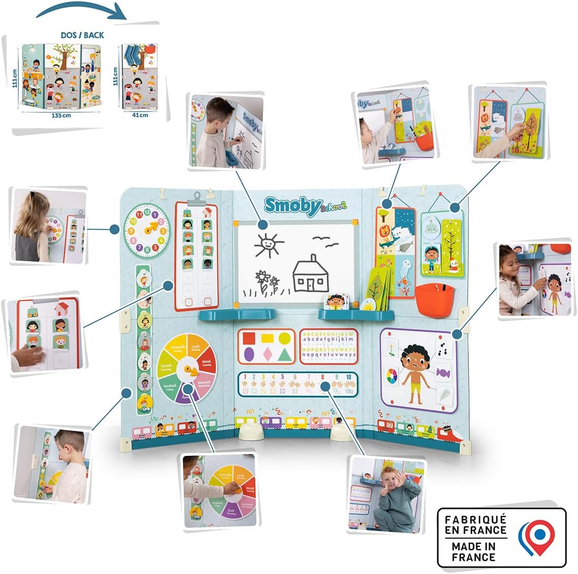 Smoby - Scuola Aula Studente/Insegnante Trittico - immagine 2