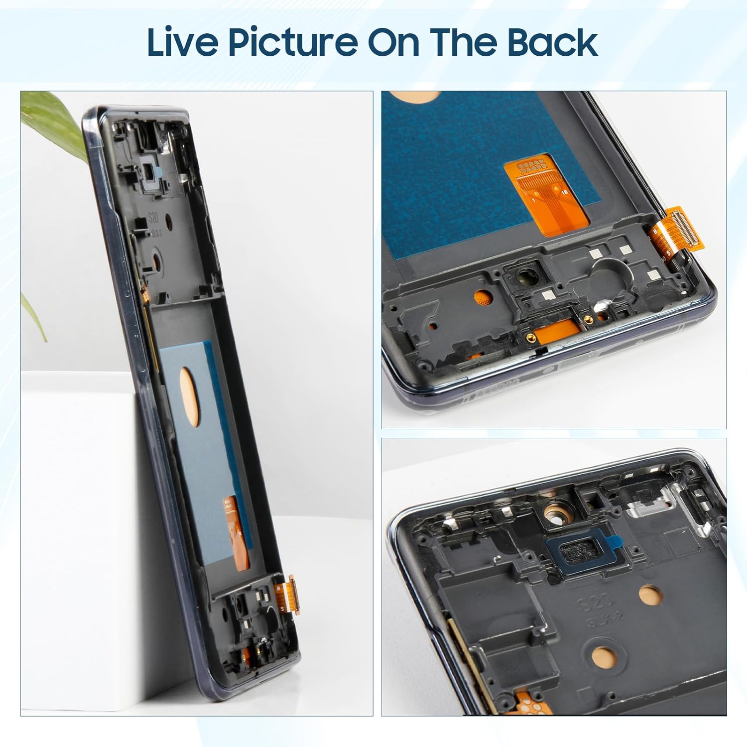 Schermo OLED LCD per Samsung Galaxy S20 FE/5G, Nero - immagine 6