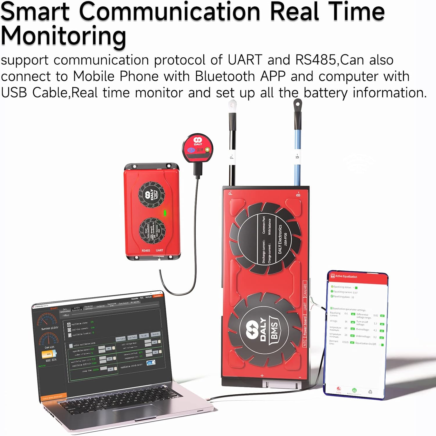 Daly Smart Active Balancer 1A 8S con Bluetooth - immagine 5