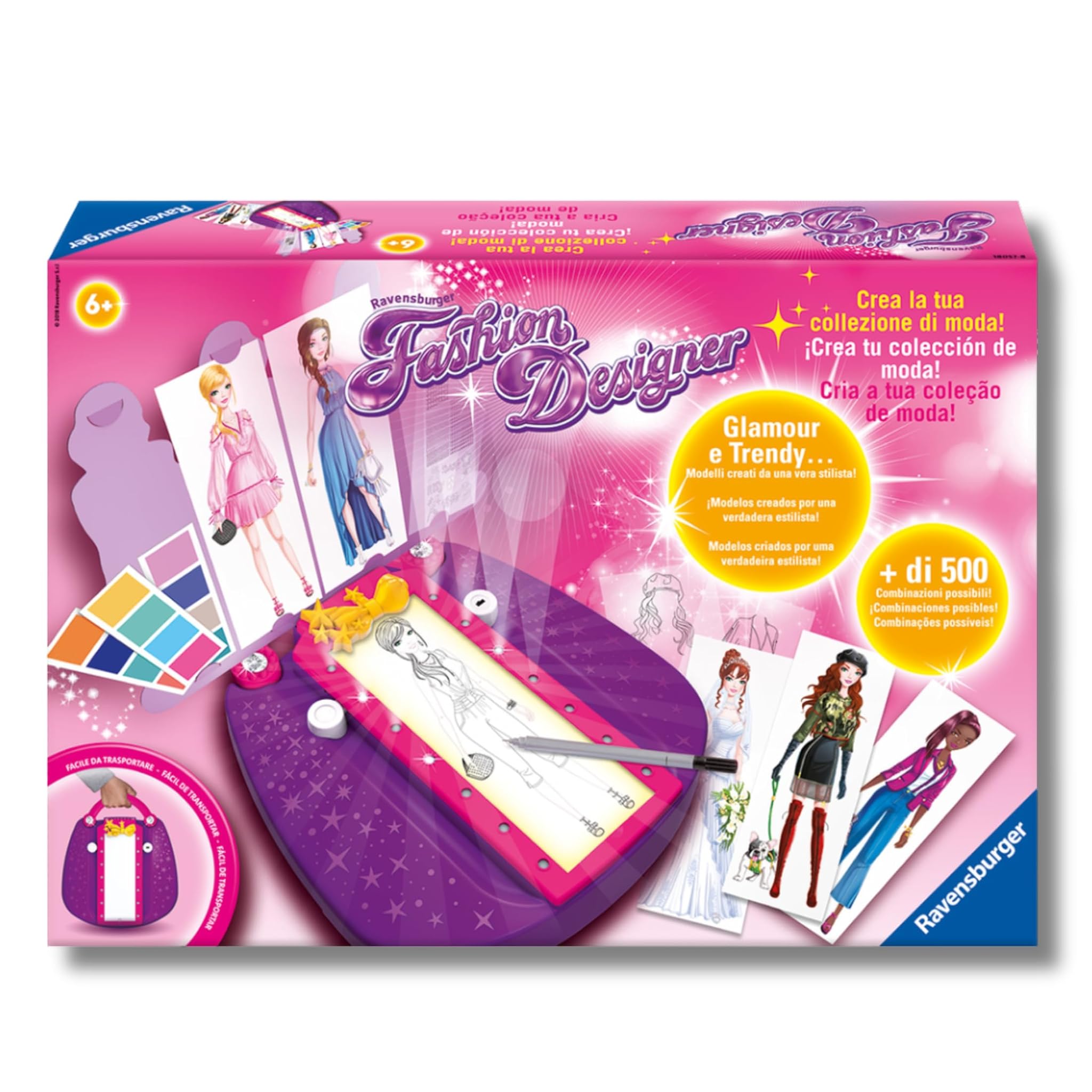 Ravensburger Fashion Designer - Gira La Moda Gioco Bambina