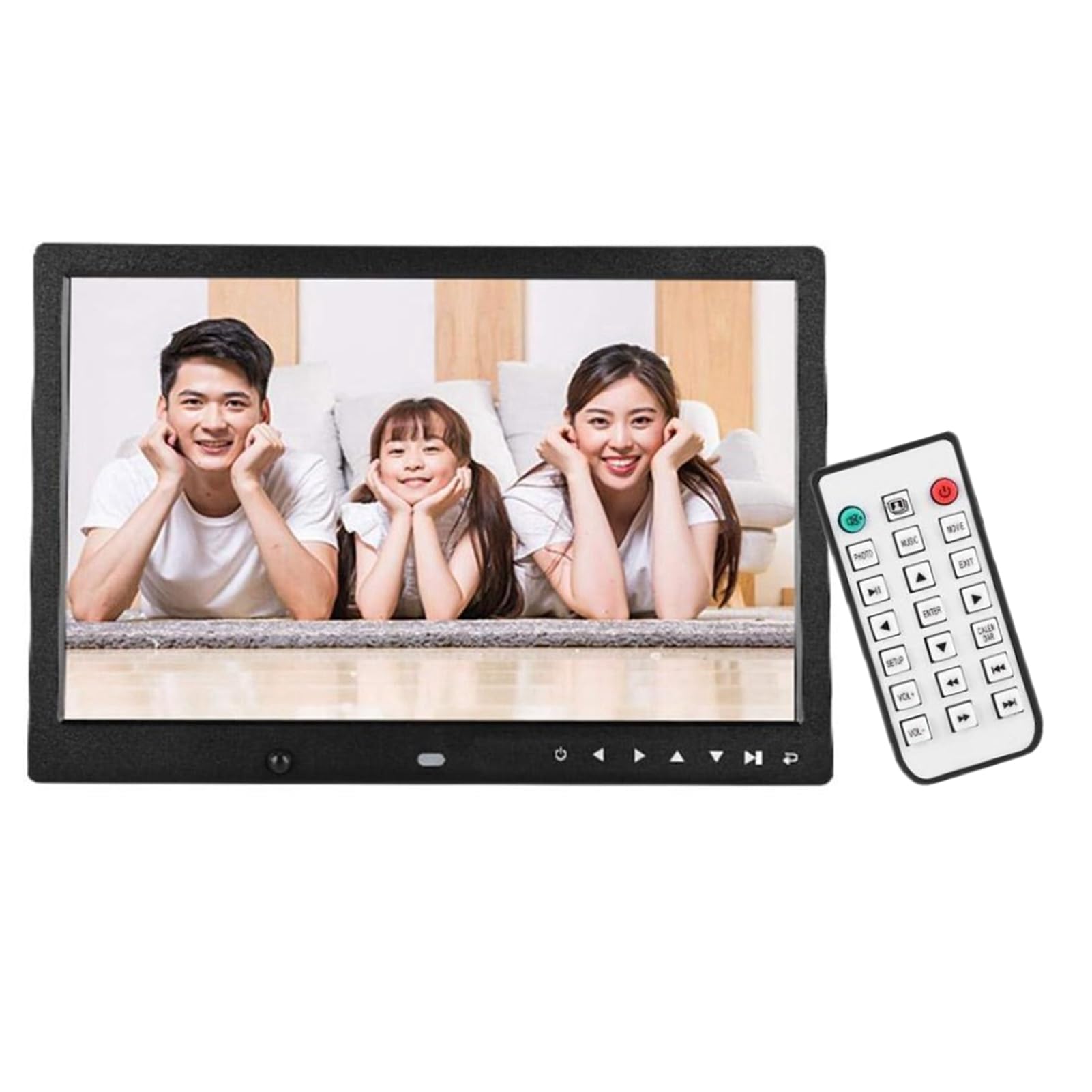 Cornice Digitale 13 Pollici LED 1080P HD, Nero