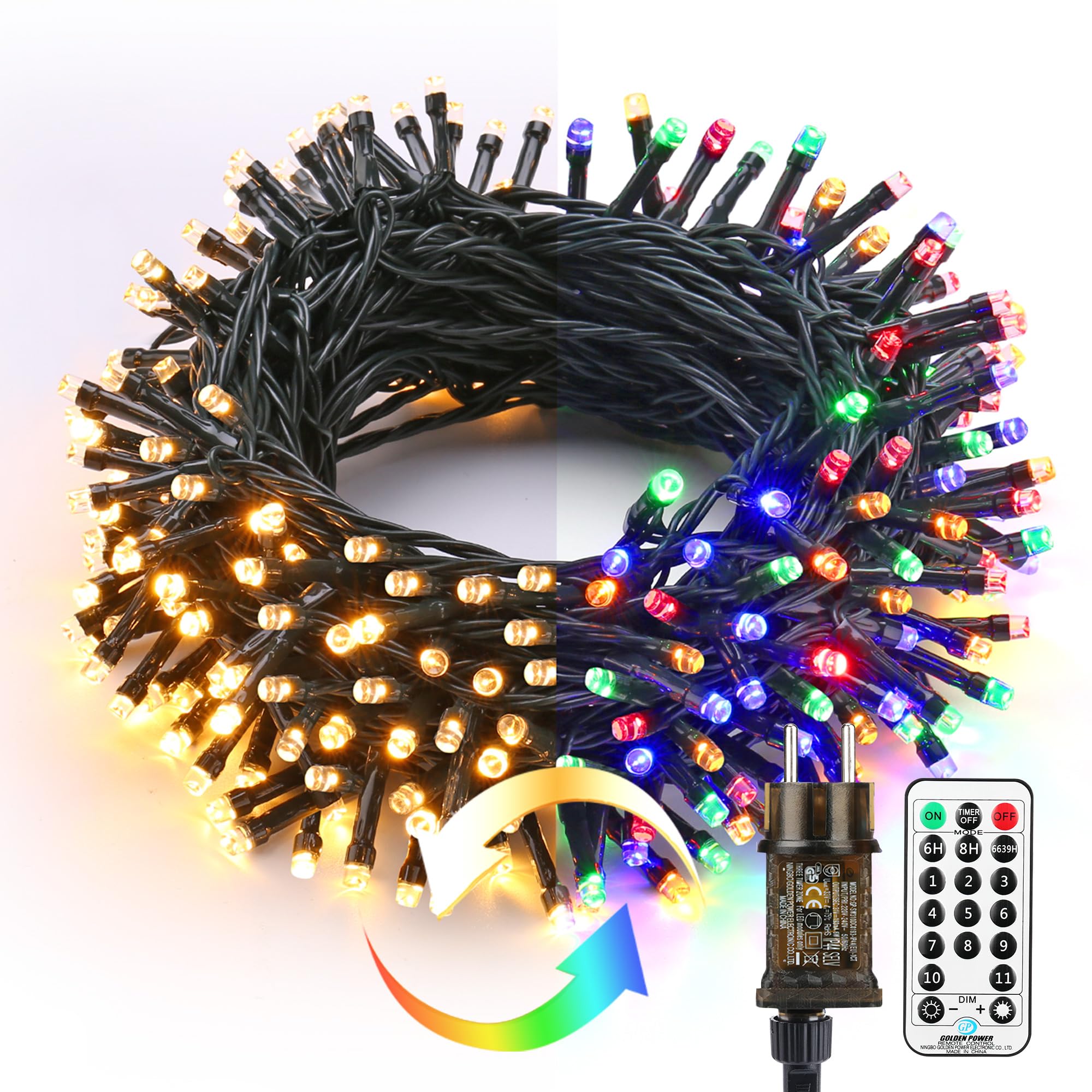 Luci Albero di Natale Esterno 20M 200 LED