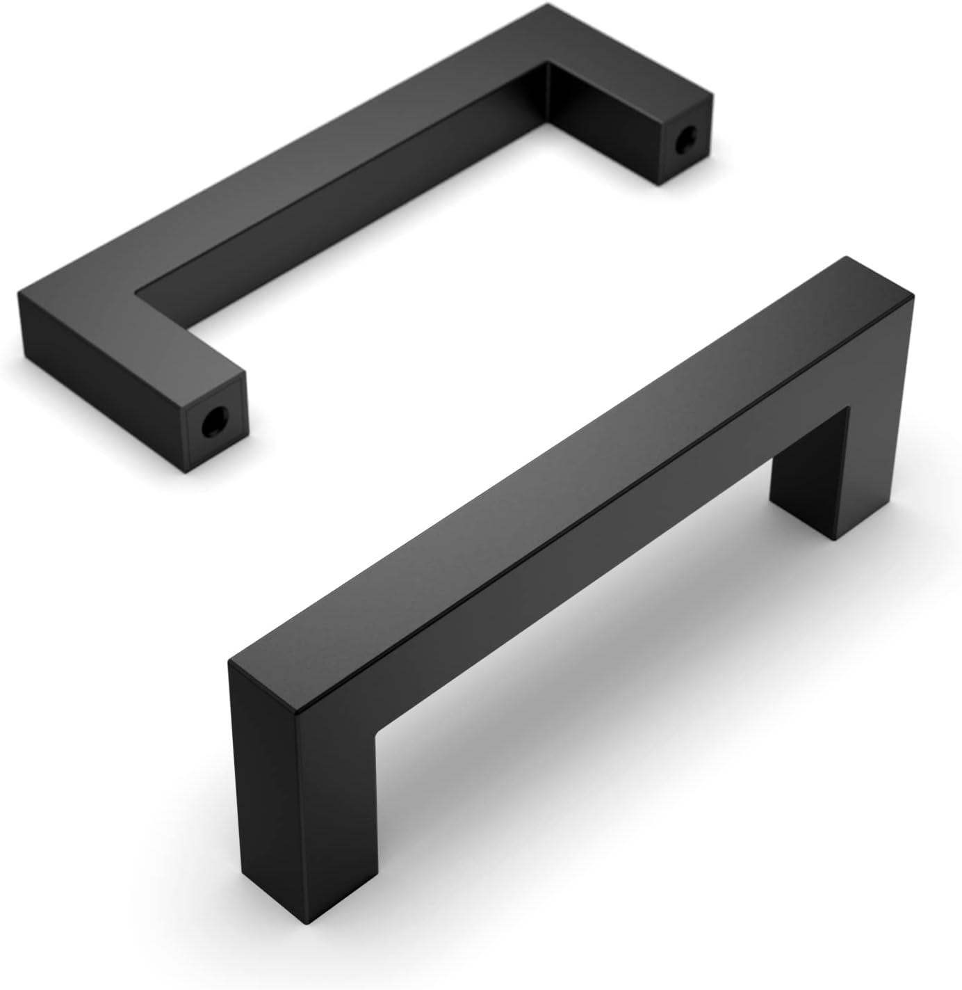 Amerdeco 20 Maniglie per Mobili da Cucina Nero 96 mm