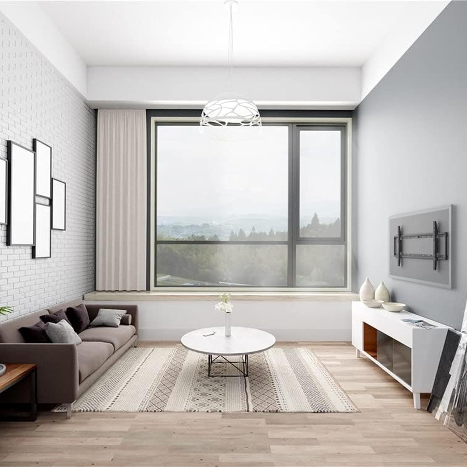 Goobay 49742 - Supporto da Parete Extra Piatto per TV 43-100" - immagine 2