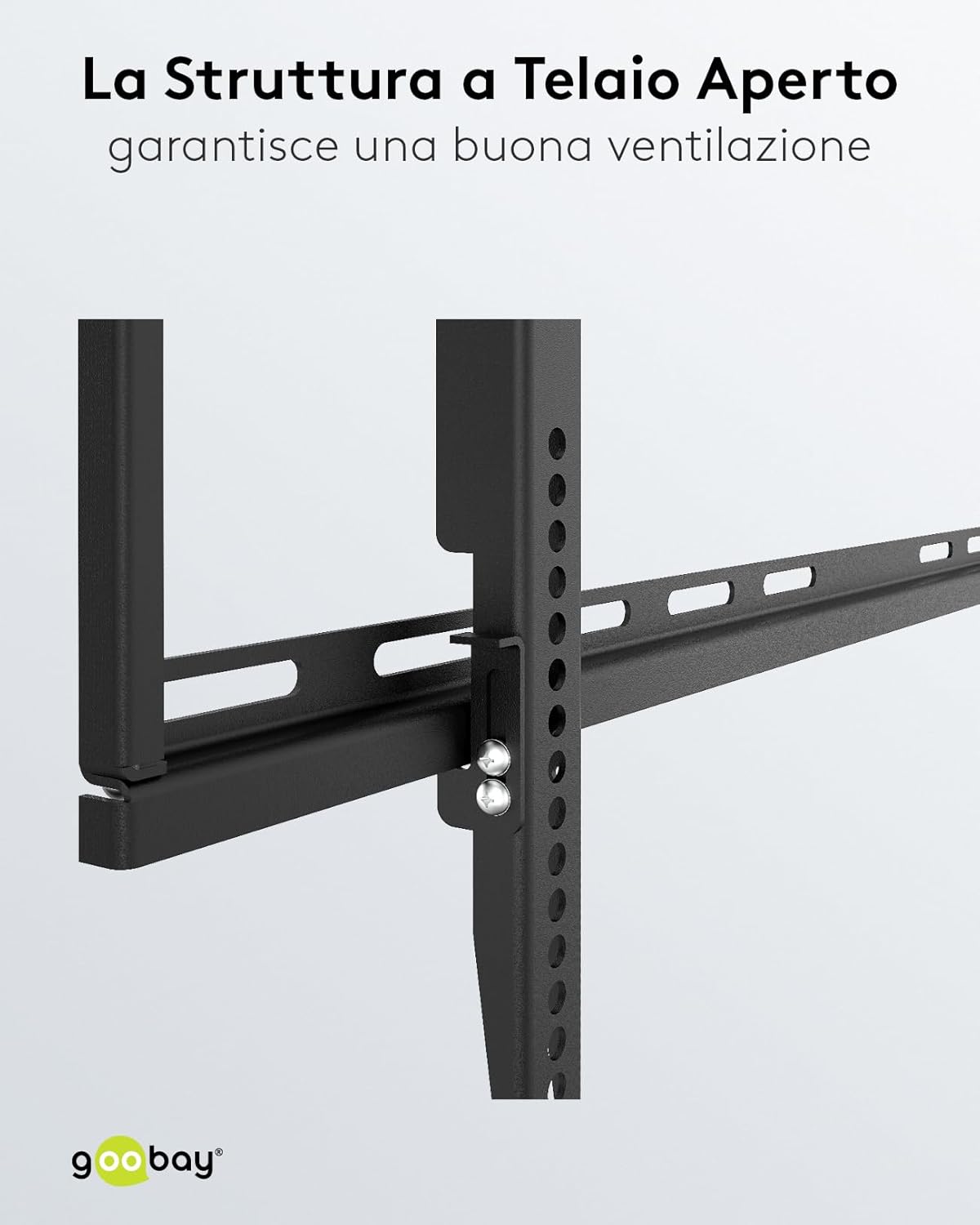 Goobay 49742 - Supporto da Parete Extra Piatto per TV 43-100" - immagine 6