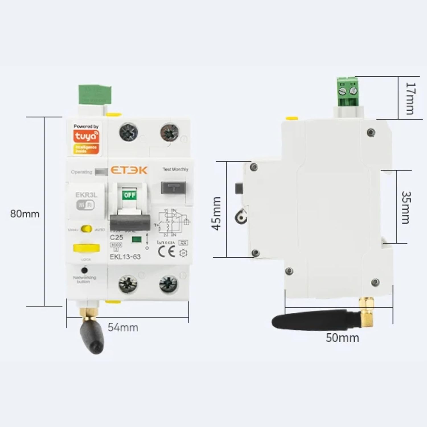 Differenziale Auto Riarmabile WIFI 25A 30mA - immagine 2