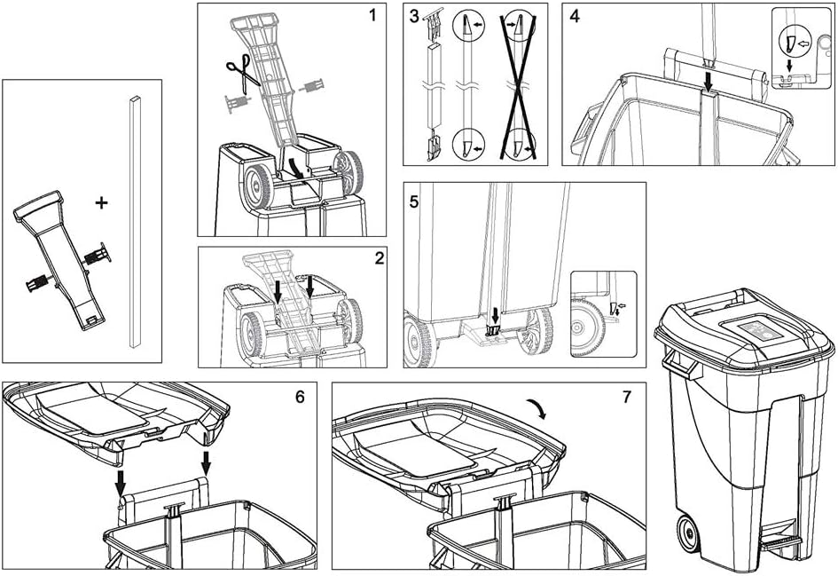 Tayg - Contenitore per rifiuti EcoTayg 80P - immagine 3