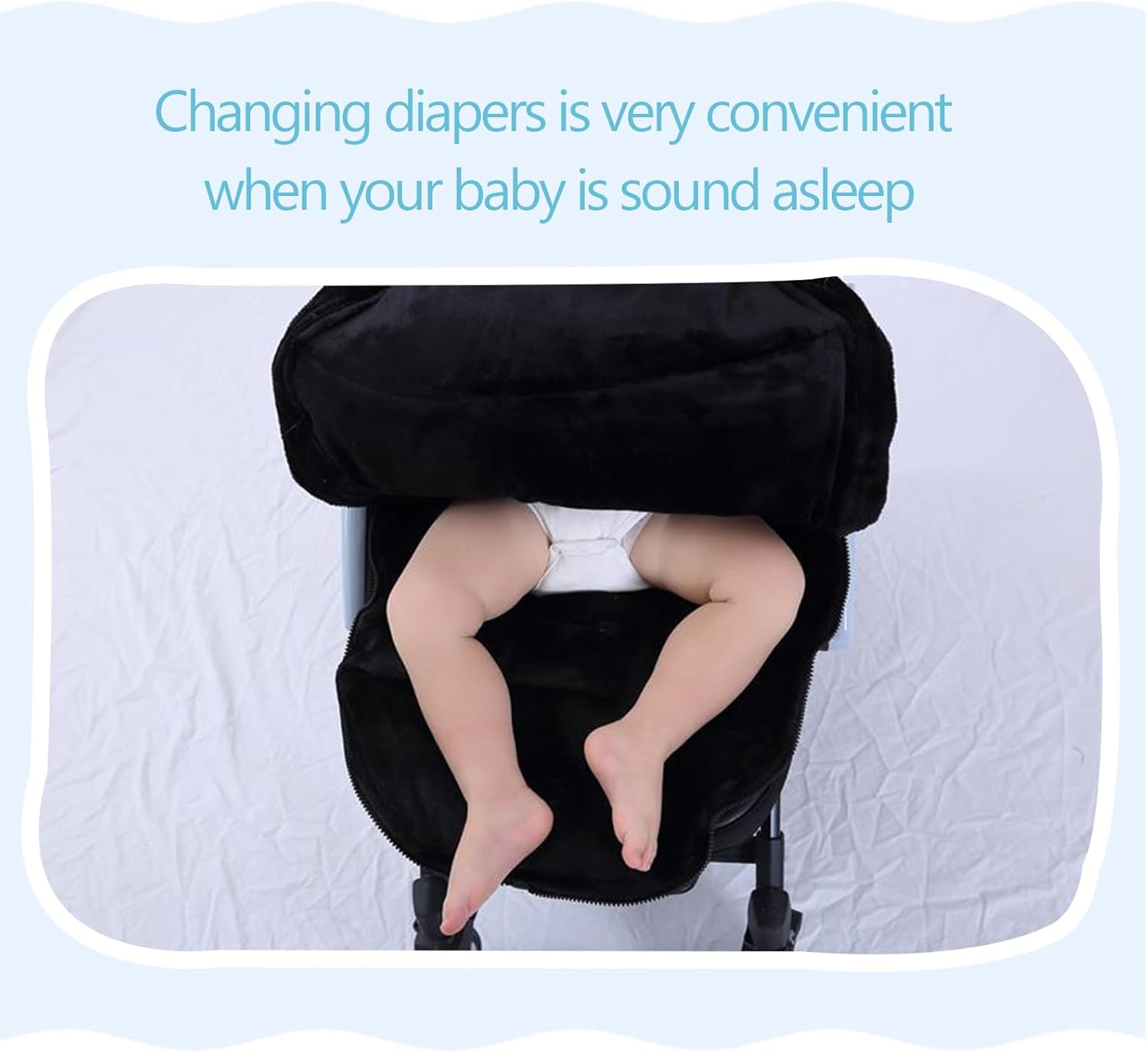 Dsoar Sacco A Pelo Universale per Passeggino Invernale - immagine 2