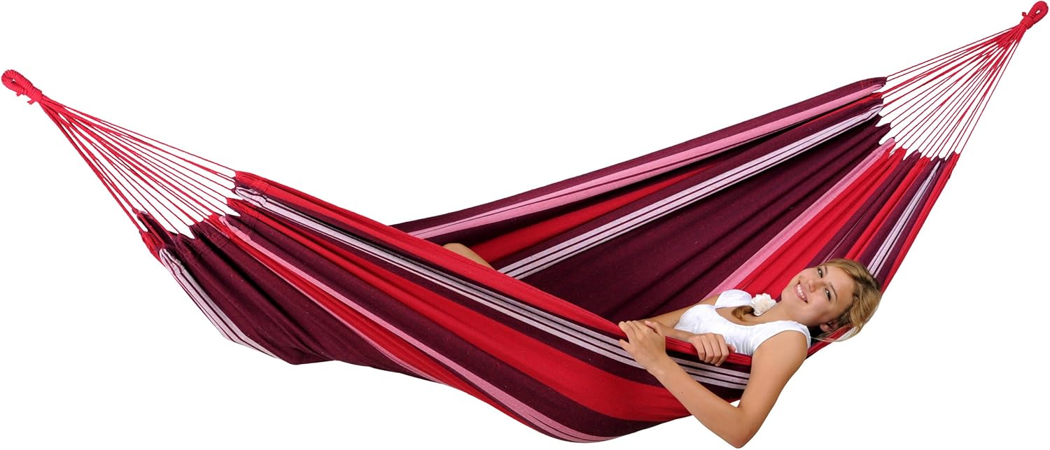 as Hammock AZ-1951000 Salsa Amaca, Fuego, Rosso, 310x140x5 cm