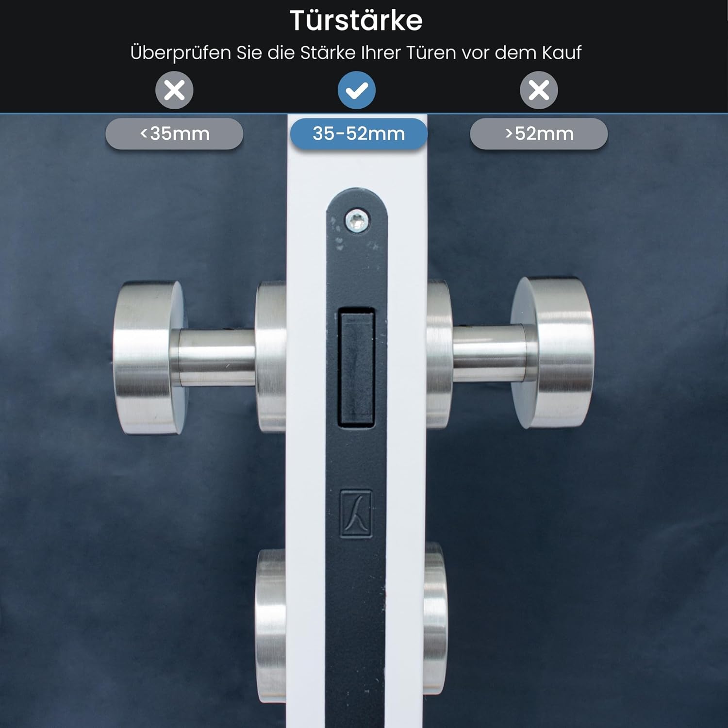Sempro Set Pomelli Rotondi R2 con Rosette PZ - immagine 4
