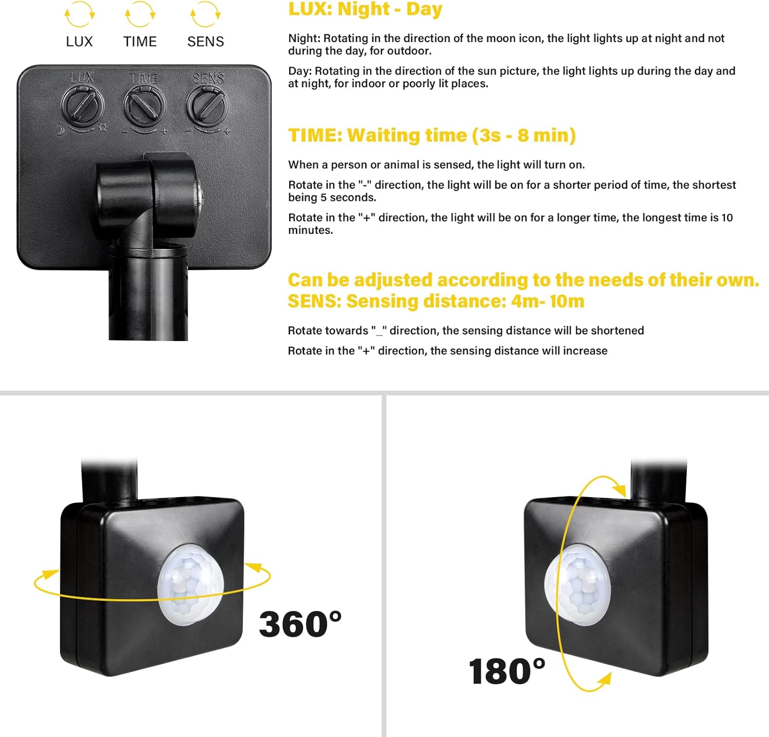 Rigidon 2x Faretto LED da Esterno 150W con Sensore - immagine 4