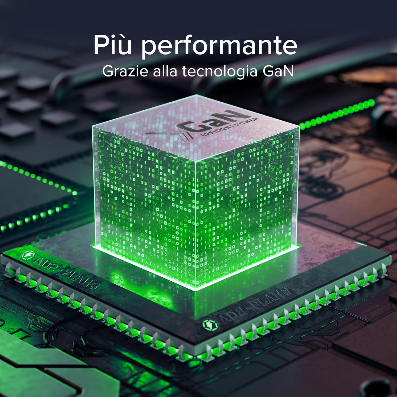 Sbs Alimentatore Slim USB-C 65W GaN, Nero - immagine 4