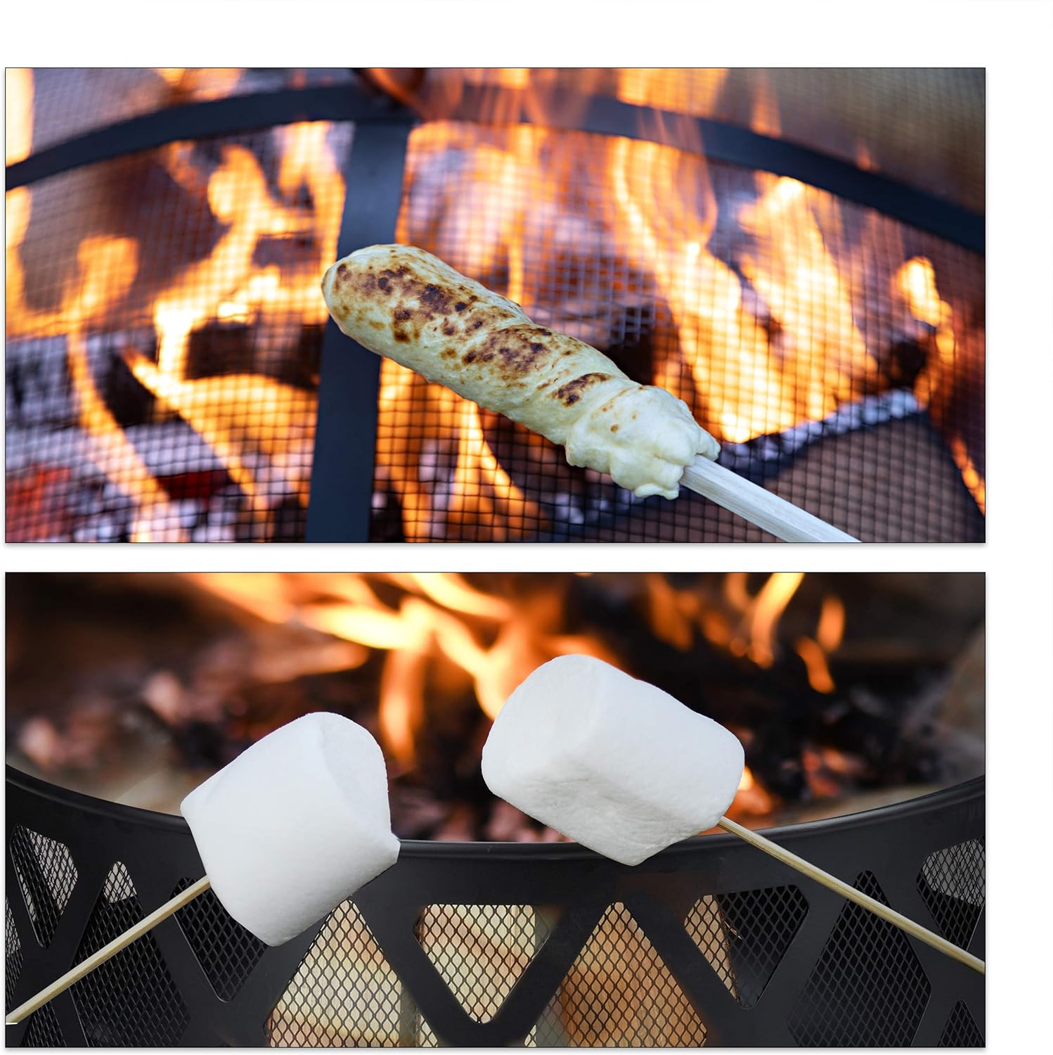 Relaxdays Braciere da Esterno D:62 cm, Nero - immagine 3