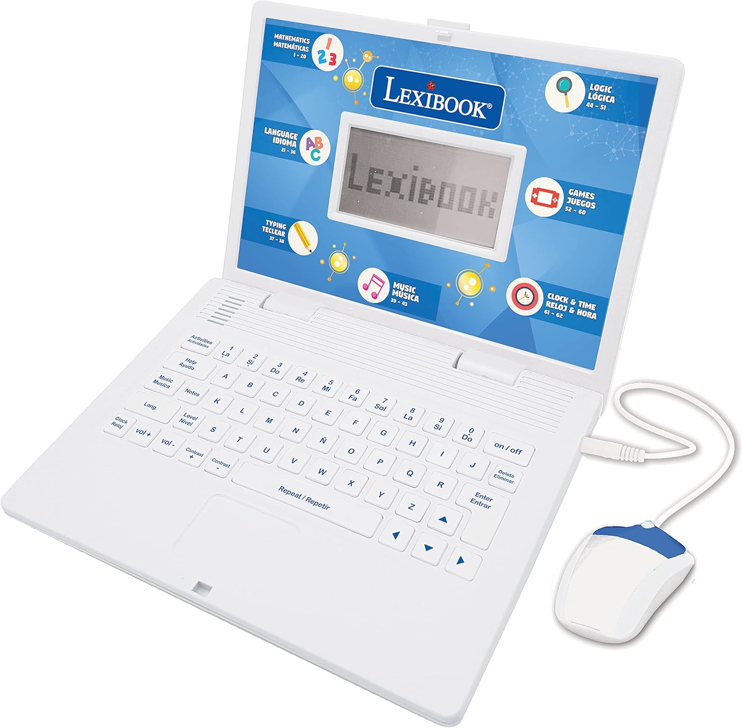 Lexibook JC598i2 - Computer Portatile Educativo Bilingue - immagine 1